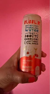 BUBBL'R Antioxidant Sparkling Water, Wild Cherry Chill'r, 12 fl oz