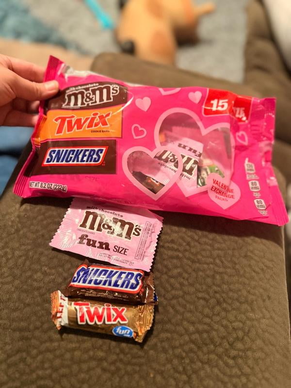 M&M's Snickers & Twix Fun Size Valentine's Day Chocolate Candy