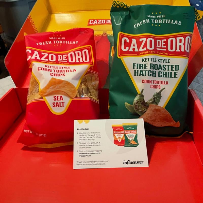 Cazo de Oro Fire-Roasted Hatch Chile Tortilla Nachos Chips, 11 oz