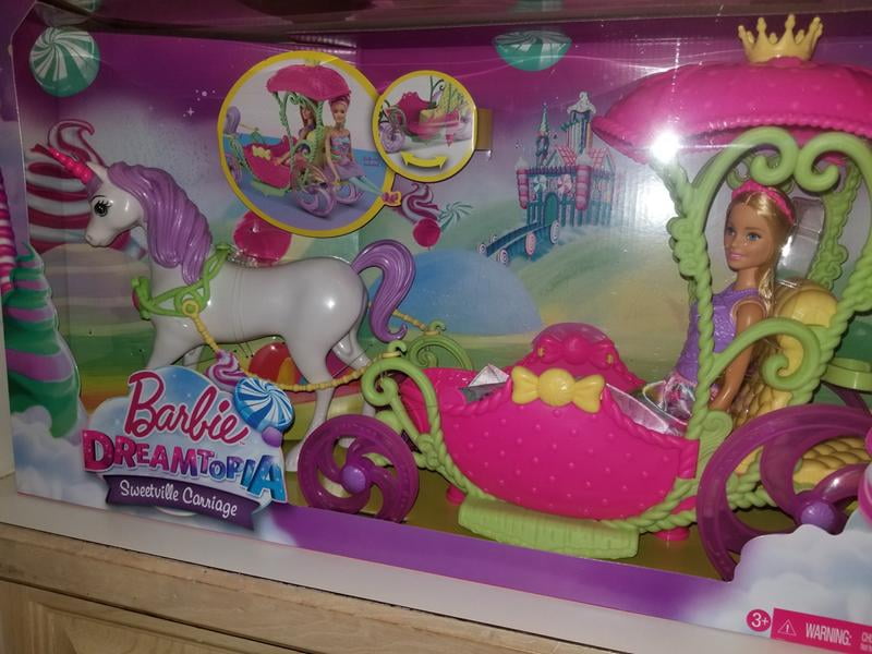 barbie dreamtopia unicorn carriage