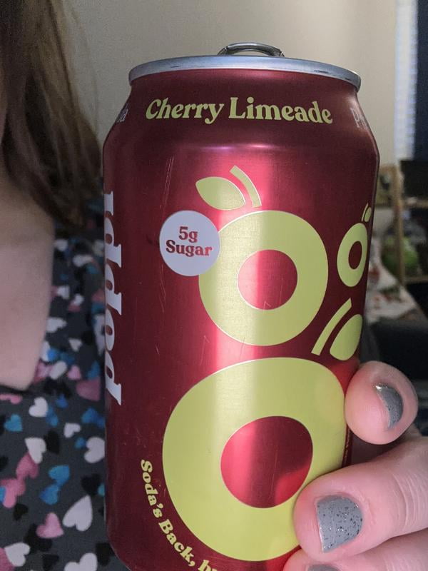 Poppi Cherry Limeade Prebiotic Soda 12 oz Can with Flavor, Sugar