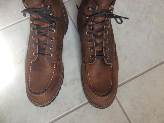Red Wing 2942: Mens Heritage Roughneck Lace Up Copper Rough