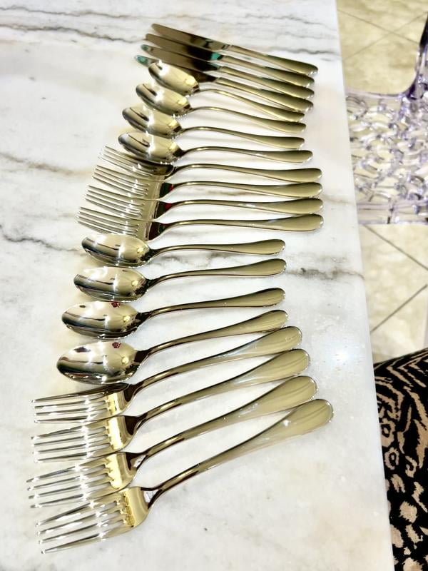 KEAWELL Premium 20-Piece Silverware Set - Mirror Polished 18/10 Stainless Steel Flatware For Everyday & Special Occasions