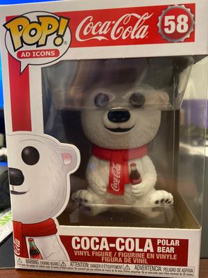  Funko Pop! AD Icons: Coca-Cola - Polar Bear, Multicolor,  Model:41732 : Toys & Games