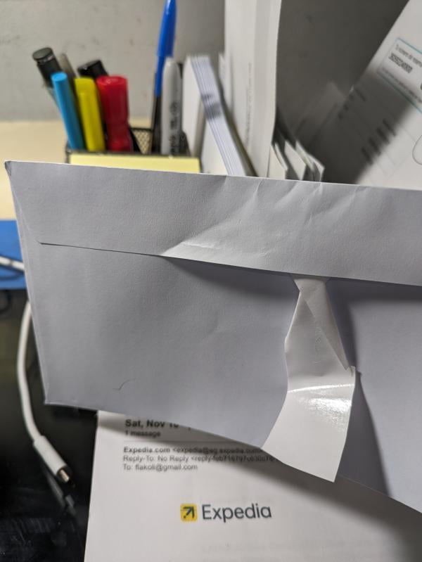 Staples, Security-Tint Envelopes, #10, 4 1/8