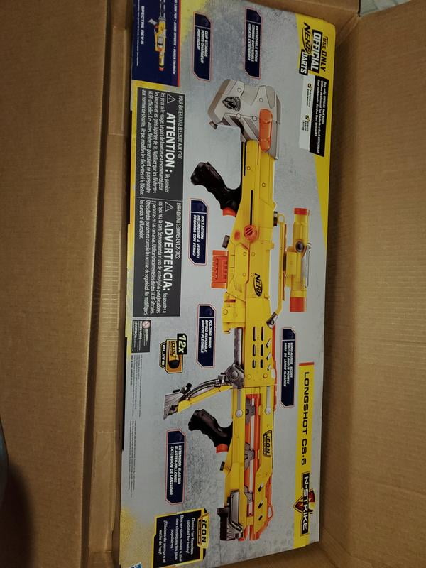 NEW NERF N-Strike Icon Series 3in1 Sniper Longshot CS-6 Toy Blaster  630509937714