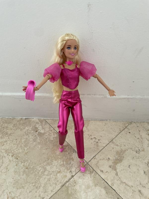Barbie, Fashion Doll, #5, Metallic Pink Outfit, Glamorous Style - Walmart.com Barbie, Fashion Doll, #5, Metallic Pink Outfit, Glamorous Style - Walmart.com