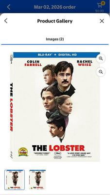 【新品未開封】【Blu-ray】ロブスター The Lobster (Blu-ray) - Walmart.com