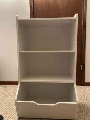 bookcase toy box combo