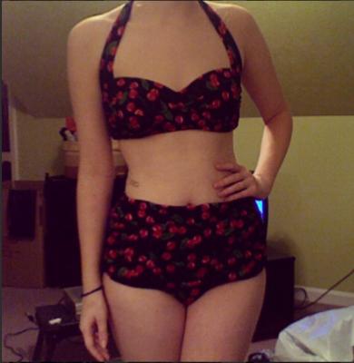 high waisted bikini walmart
