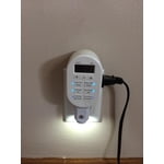 MyTouchSmart 33860 Plug-In Digital Timer – 7-Day Programmable, SunSmart Adjustable, Single Grounded Outlet, For Indoor Lighting & Appliances
