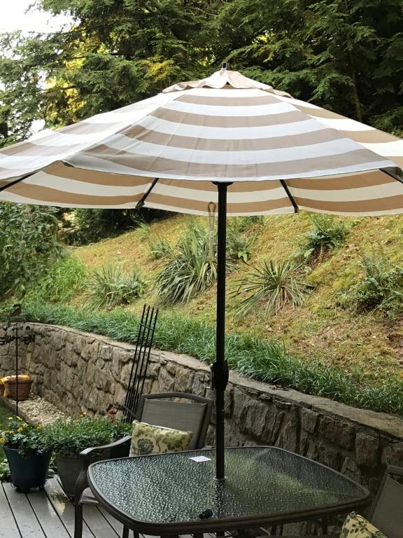 Sanmarine In Island Umbrella Nu5422ts Mirage Octagonal Market Umbrella With Auto Tilt Sunbrella Acrylic 9 Terra Cotta Patio Lawn Garden Umbrellas