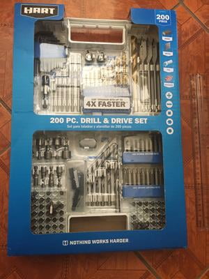 HART 200-Piece Assorted Drill and Drive 