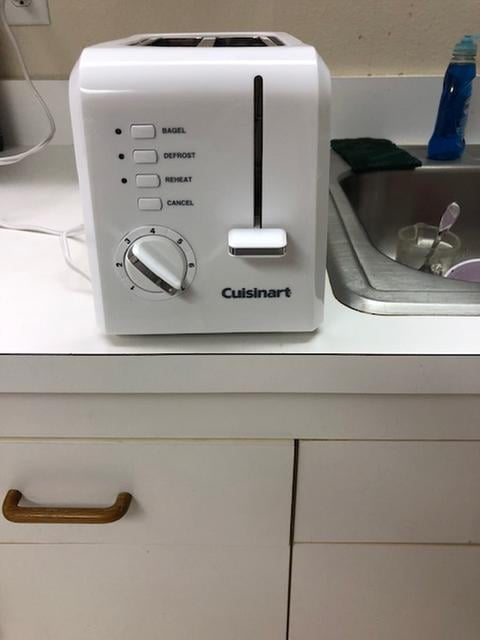 Cuisinart 2-Slice Toaster Oven, Compact, White, CPT-122