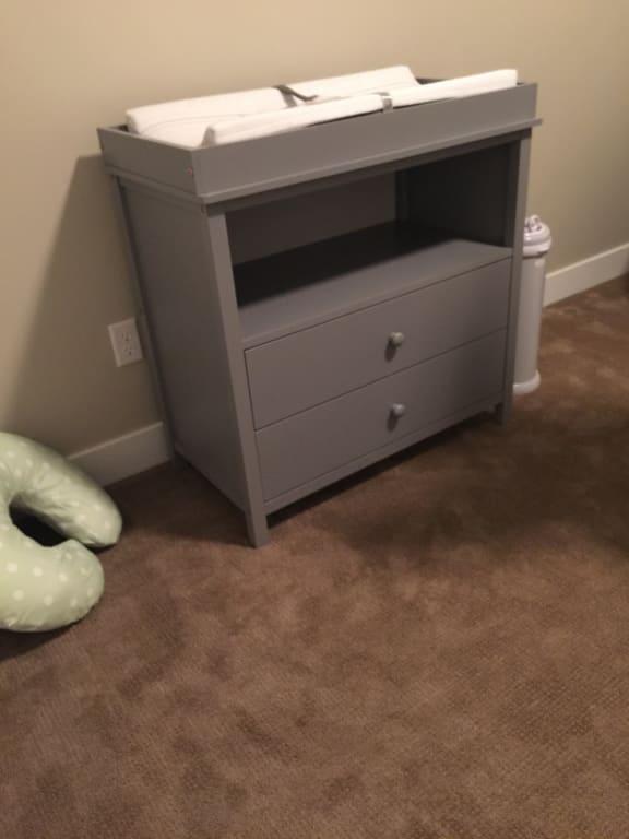 clarissa 2 drawer changing dresser