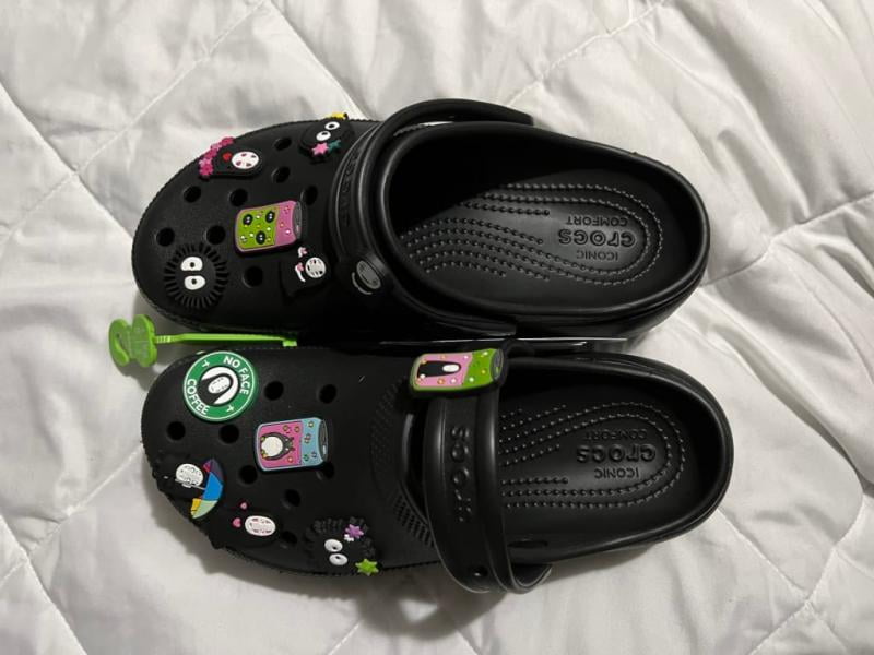 ☆韓国の人気☆【CROCS】☆Classic Platform Glitter Clou.d☆ Crocs Classic Platform Glitter Clog WMNS Chalk - Aug 2023