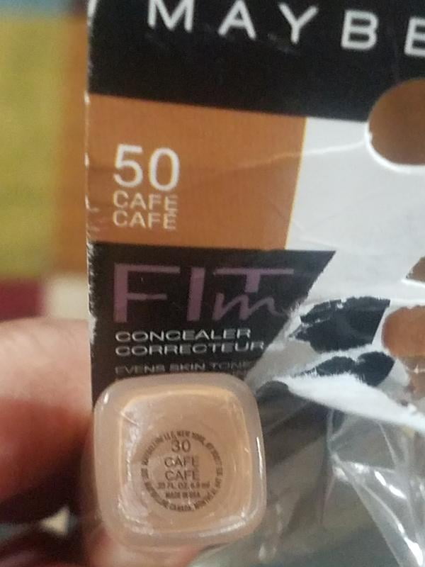 maybelline fit me concealer cafe 50