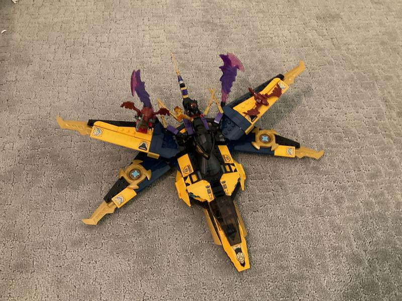 LEGO NINJAGO Ras and Arin's Super Storm Jet Toy, Ages 8+, Airplane