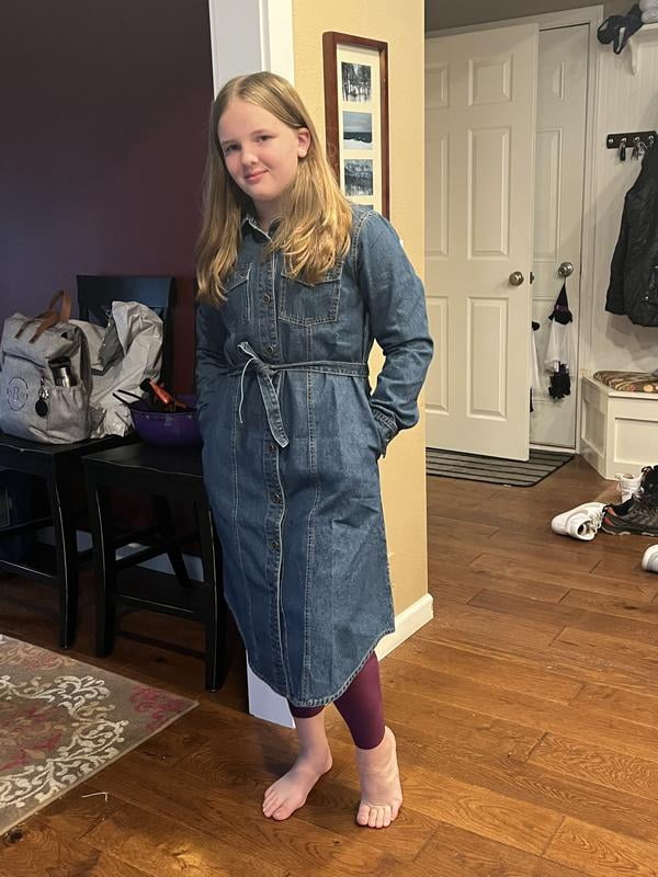 Customer reviews for Frye Women's Denim Midi Button Front Dress