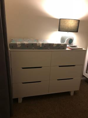 Angel Line Madison 6 Drawer Double Dresser White Com