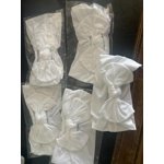 Solid Color Bowknot Baby Headband Girls Baby Toddler Turban Solid Headband Hair Band Bow 5Pcs Accessories Headwear