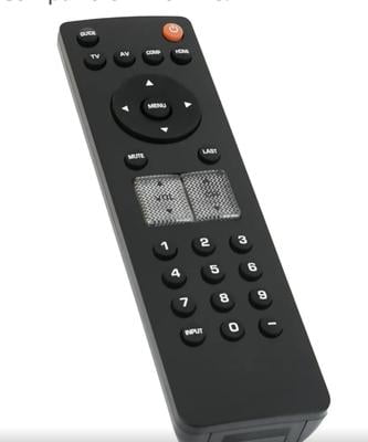 PerFascin, Remote Control, VR2, for Vizio TV VX240M VP422 VL370M