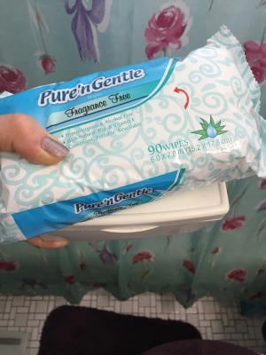 pure n gentle fragrance free wipes