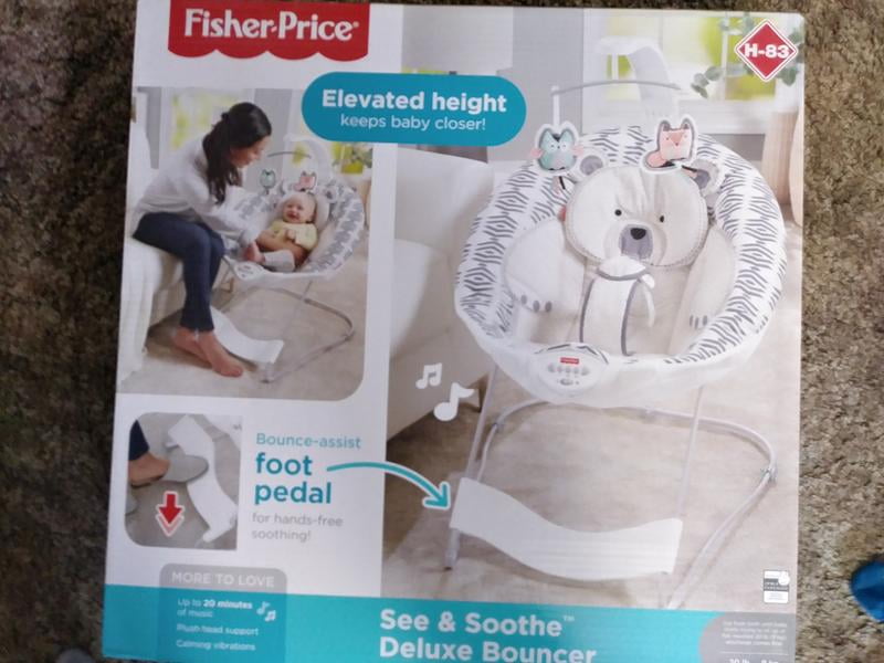 baby bouncer with foot pedal