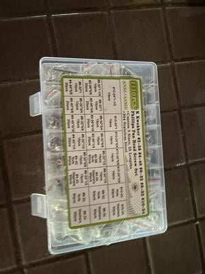1059-Piece Nuts & Bolts Assortment Kit - 304 Stainless Steel Machine Screws #2-56 To #12-24
