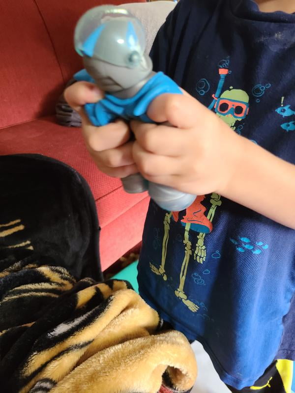 Heroes Of Goo Jit Zu Galaxy Attack – Astro Thrash Super Flexible Con Visera Abatible, Regalo De Navidad O Cumpleaños Para Niños De 4 A 8 Años