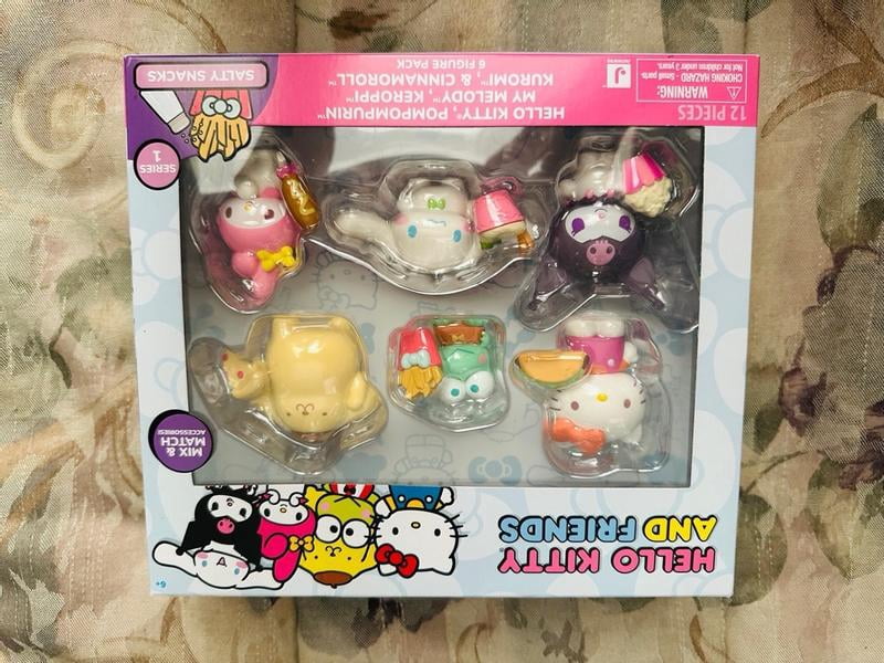 Hello Kitty and Friends, 2” Figure 6-Pack - Removable Salty