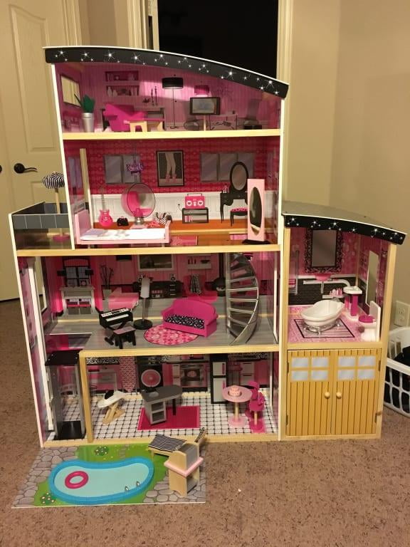 kidkraft glamorous sparkle mansion