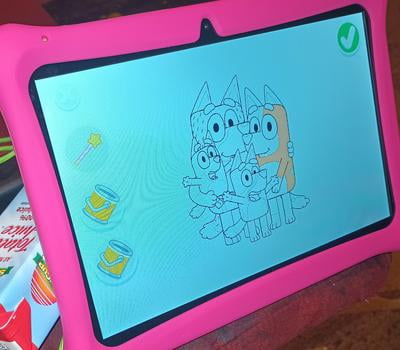 SGIN E10P Kids Tablet – 10 Inch Android 12, 2GB RAM, 64GB ROM, Pink, WiFi, Bluetooth