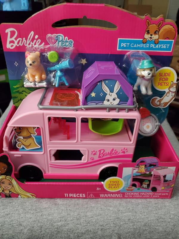 Barbie pet camper sale
