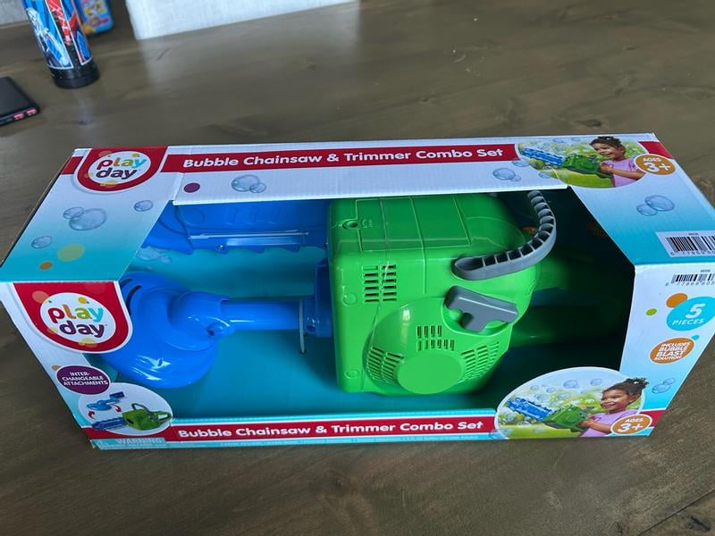 PLAY DAY BUBBLE CHAINSAW & TRIMMER SET, INTERCHANGEABLE ROLE