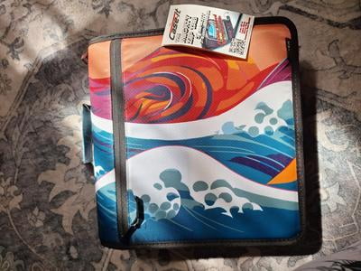 Case-it, Zip Tab Zipper Binder, 3 Inch, Light Blue Daisy - Walmart.com