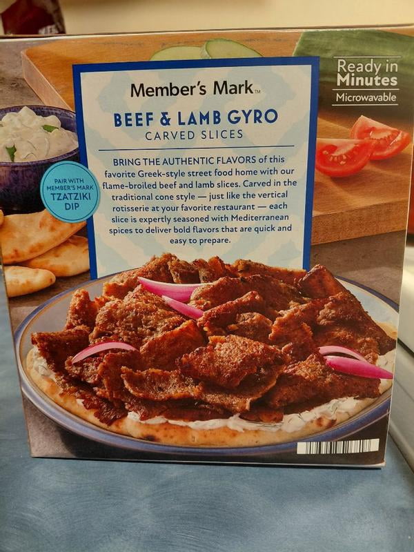 Member's Mark Beef & Lamb Gyro Slices, 12 oz. pouches, 2 ct