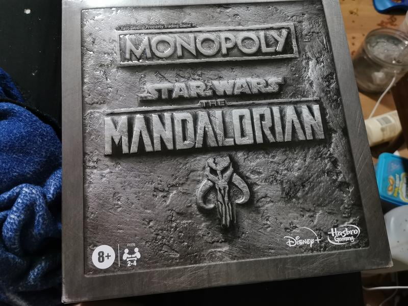 STAR WARS Jogo Monopoly The Mandalorian, Jogo de Tabuleiro - The Child  (Baby Yoda) - F2013 - Hasbro, Multicor