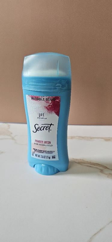 Secret Invisible Solid Antiperspirant Deodorant for Women, Powder