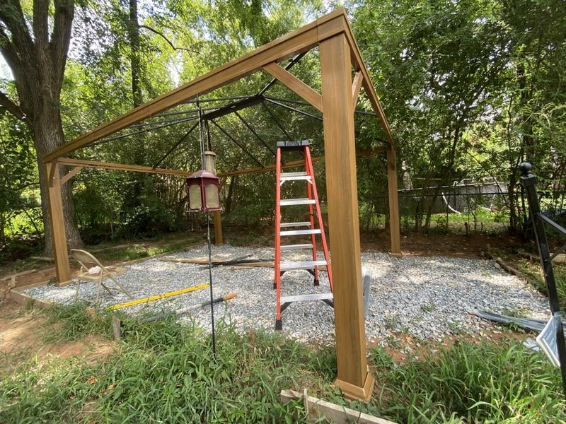 Member's Mark 12' x 16' Hardtop Wood-Look Aluminum and Steel