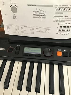 Casio, Portable Keyboard, CT-S200, 61-Key, Black White or Red