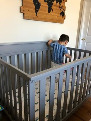 Delta Children Kingswood 4 In 1 Convertible Baby Crib Walnut