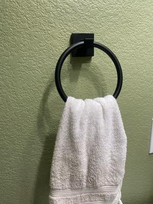 Mattschwarzer Toilettenpapierhalter Mit Handtuchring – 2-teiliges Badezimmer-Set, Schwenkbar, Aus Edelstahl & Zinklegierung