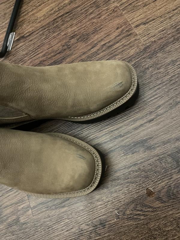 sam edelman laguna tobacco Sam Edelman Laguna Tobacco Leather Chelsea Moto Rounded Toe Pull On Boots ( Tobacco, 14)