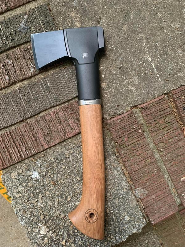 Fiskars Norden N7 Hatchet with Recycled Leather Sheath (14