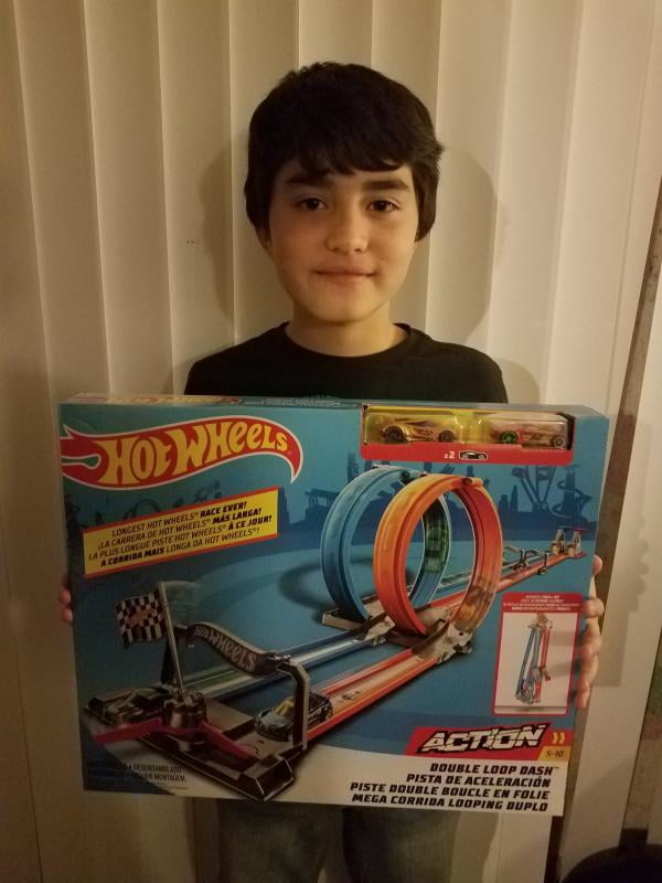 hot wheels double loop dash