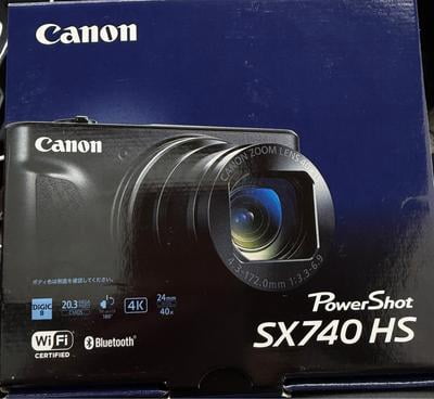 キヤノン デジタルカメラ PowerShot SX740 HS BK ブラック Canon PowerShot SX740 HS 4K Video, 40x Optical Zoom, 20.3MP CMOS
