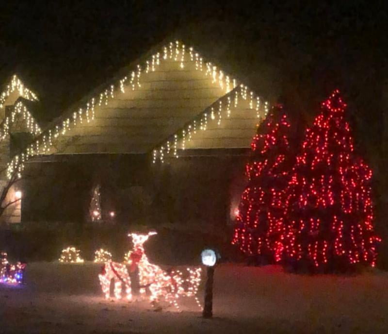 70 Multi Color LED Lights / Green Wire 9Ft. Icicle Christmas Light