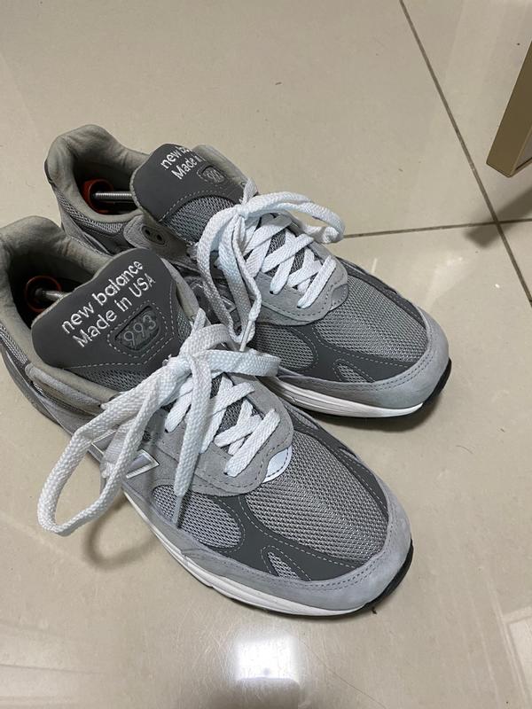 New Balance 993 Grey/White Men's MR993GL Size 10.5 Medium New Balance 993 Grey/White Men's MR993GL Size 10.5 Medium