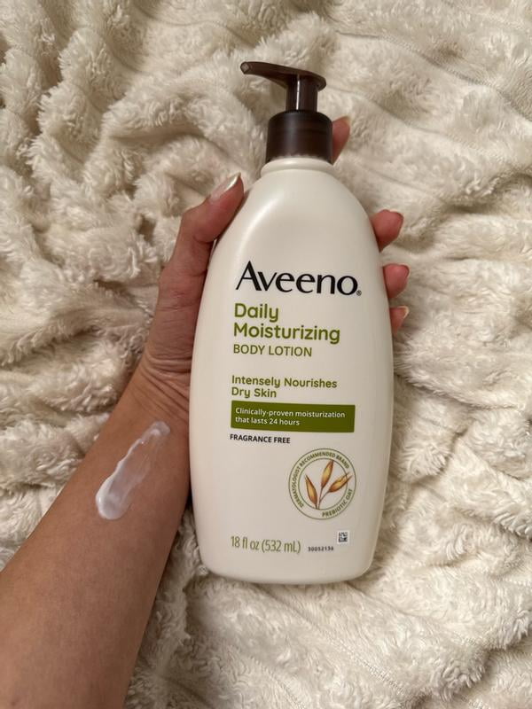 Aveeno Daily Moisturizing Lotion, 12 oz. Pump Bottle, Unscented, 1